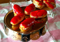 MINI ECLAIRS A LA FRAISE